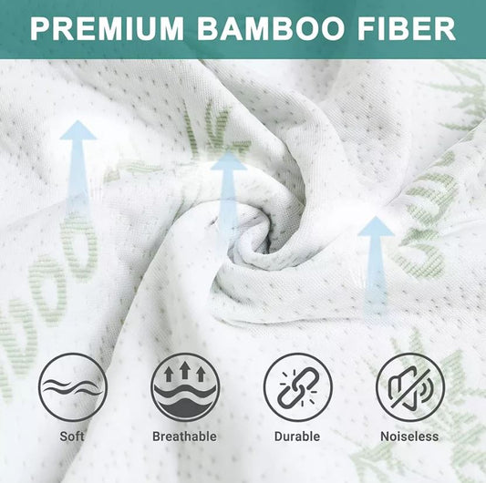 BAMBOO 100% WATERPROOF MATRESS / PILLOW MATTRESS PROTECTOR SOFT FITTED BED COVER