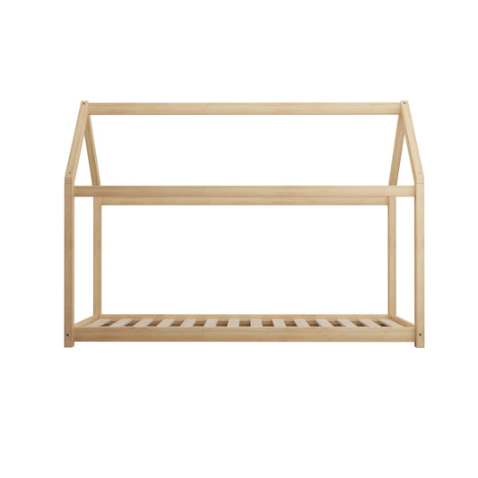 Oikiture Wooden Bed Frame Single Pine Timber Platform