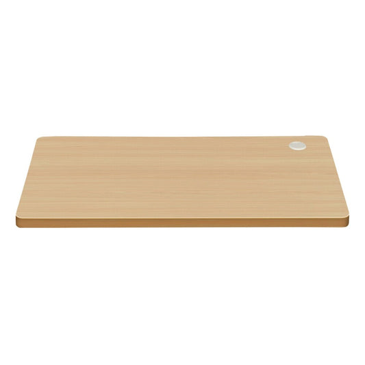 Oikiture Standing Desk Top with Drilled Hole OAK 150x75cm