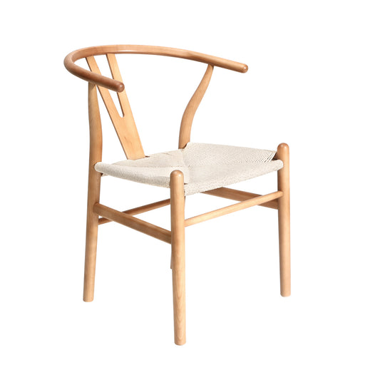 Oikiture Dining Chair Wooden Hans Wegner Wishbone Chair