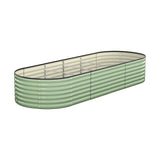 Livsip Garden Bed 240x80x56cm Planter Box Raised Container Galvanised Green