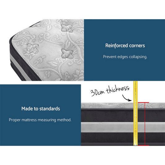 Lotus Pocket Spring Hypo-allergenic Mattress 30cm