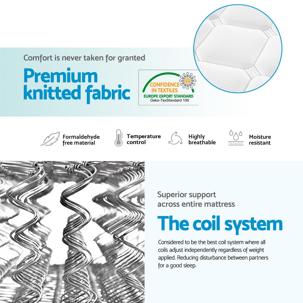 Giselle Bedding 21cm Mattress Pillow Top