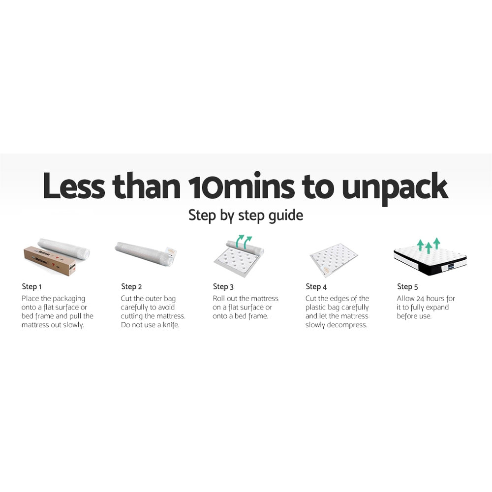 Giselle Bedding 30cm Mattress Euro Top