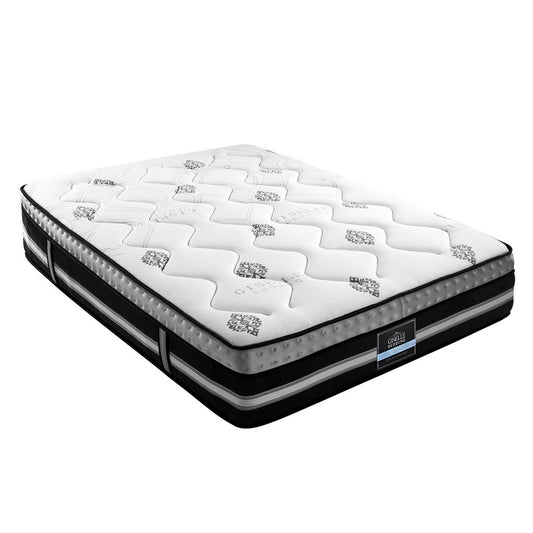 Giselle Bedding Galaxy Euro Top Cool Gel Pocket Spring Mattress 35cm Thick