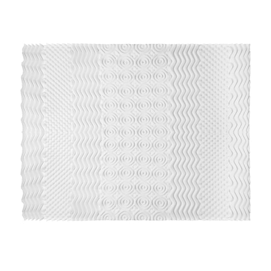 Giselle Bedding Memory Foam Mattress Topper 7-Zone Airflow Pad 8cm White