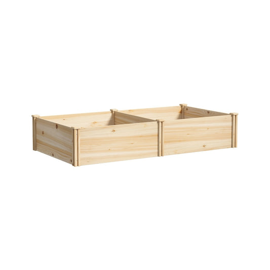 Livsip Garden Bed 160x80x30cm Raised Wooden Planter
