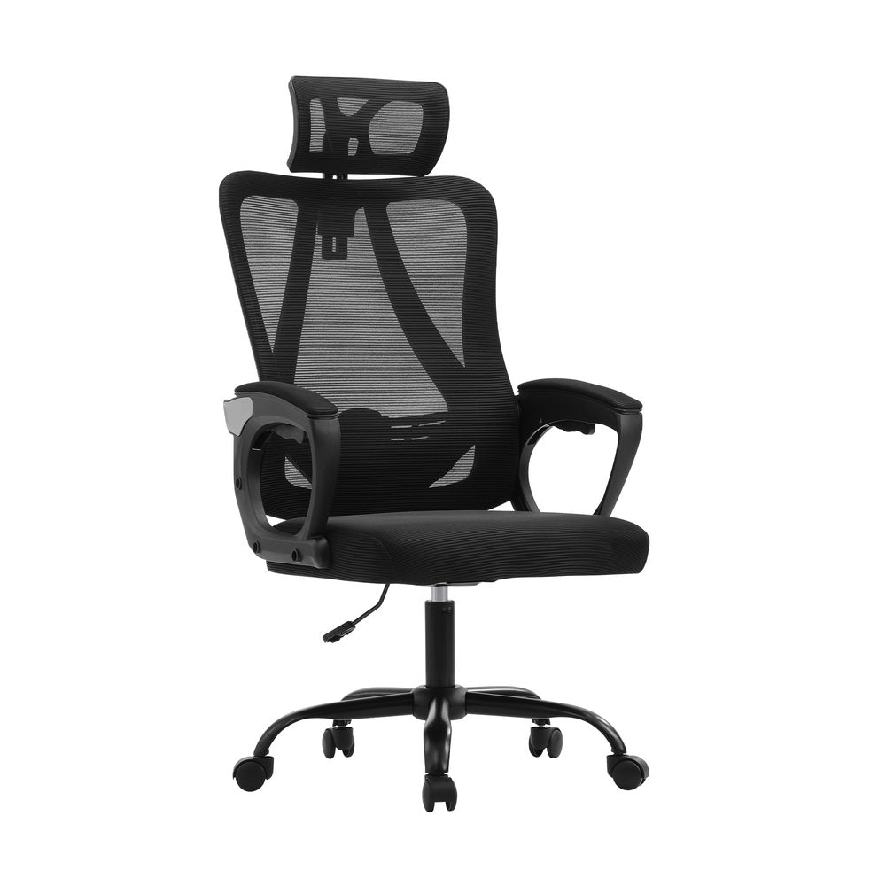 Oikiture Ergonomic Office Chair Lumbar Support Black