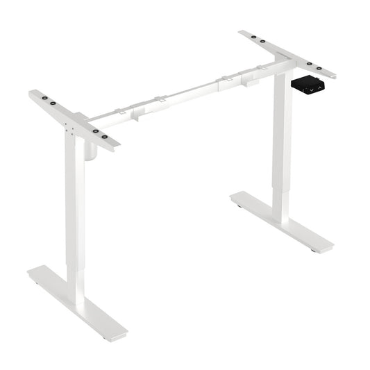 Oikiture Standing Desk Frame Single Motor Adjustable White