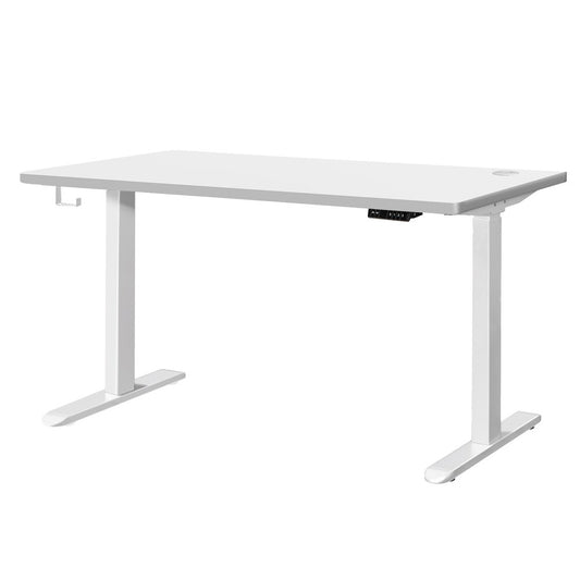 Oikiture Standing Desk Dual Motor Adjustable 120cm White