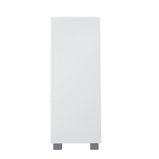 Oikiture Shoes Storage Cabinet 2 Doors White Set of 2