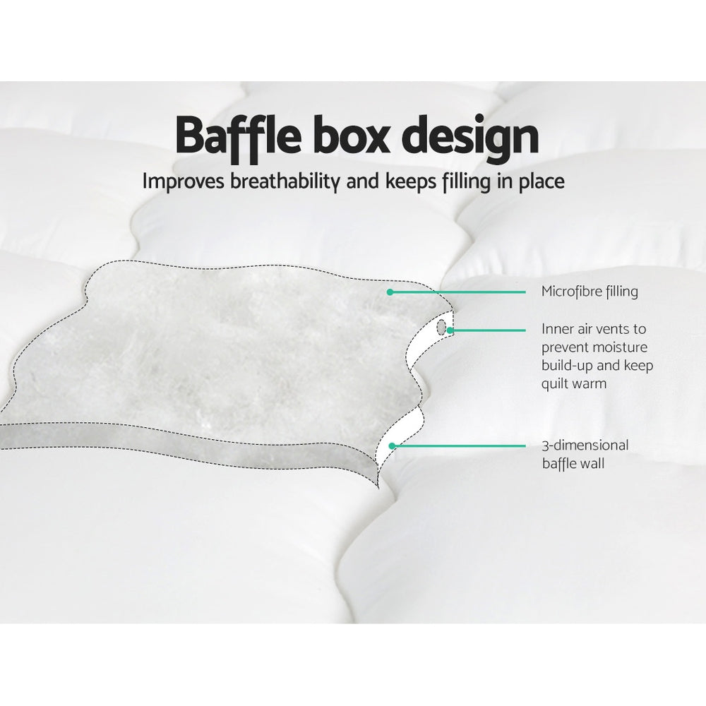 Giselle Bedding Mattress Topper Pillowtop