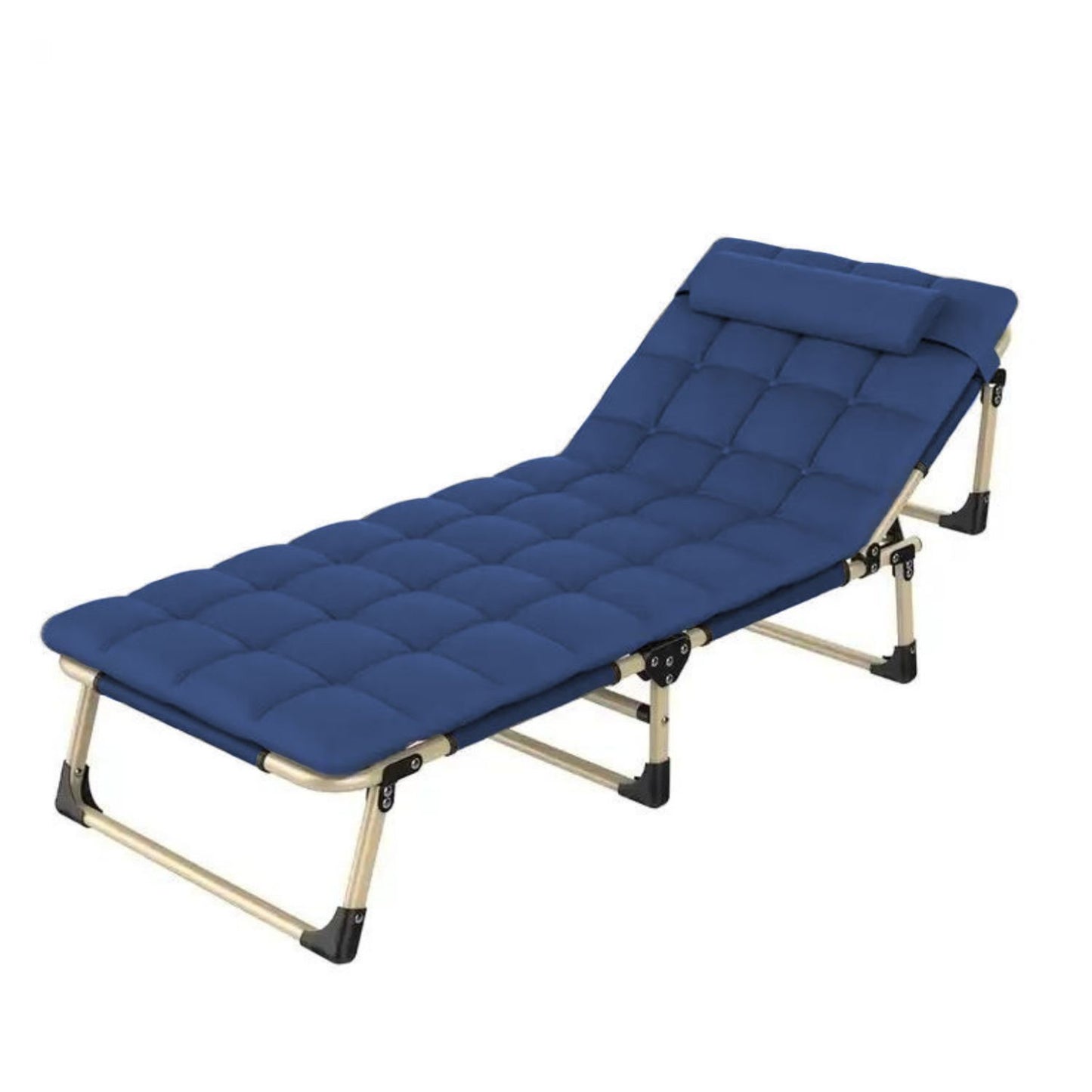 KILIROO Adjustable Portable Folding Bed with Mattress and Headrest