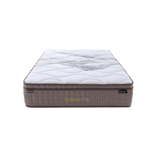 Royale Dreamer Medium Mattress 30cm Luxury Top 7 Zones Pocket Spring