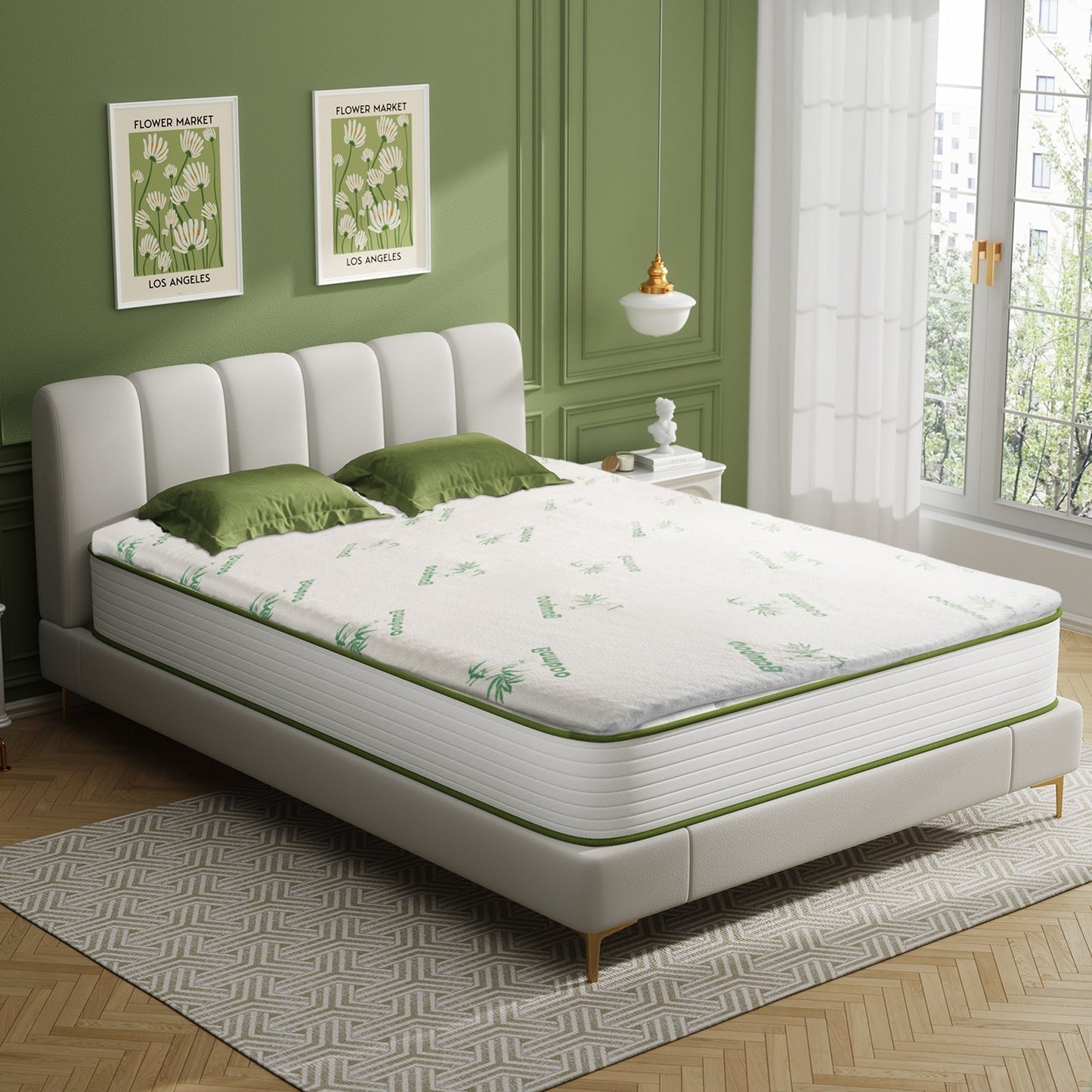 4cm Memory Foam Mattress Topper with Bamboo Cover