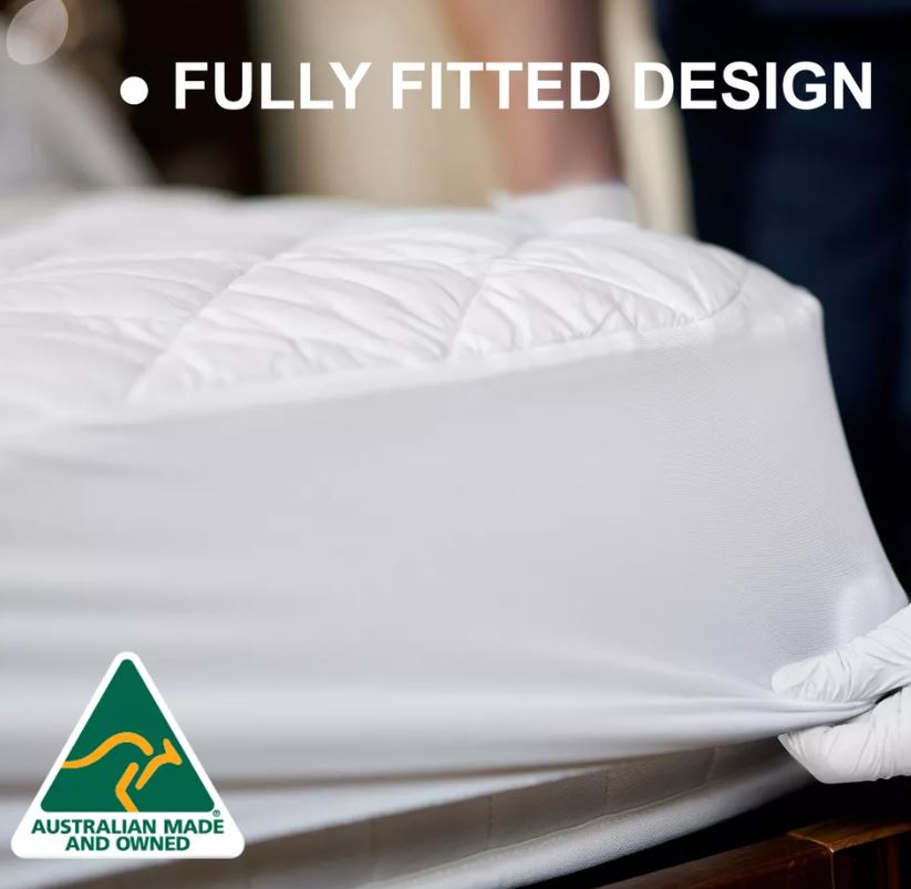 Cotton Quilted Aus Made Fully Fitted Mattress Protector