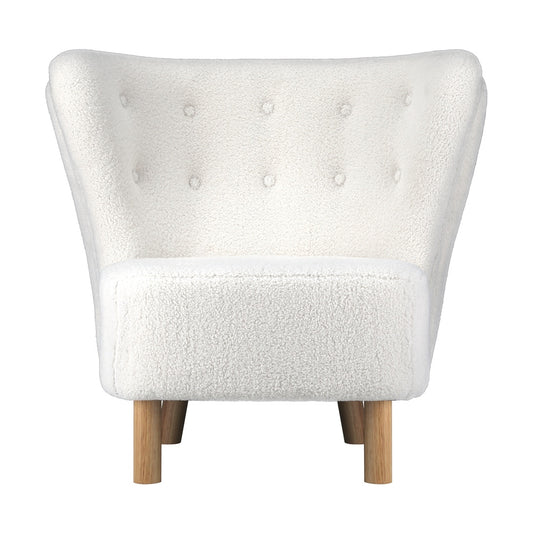 Oikiture Armchair Accent Couches Sofa White