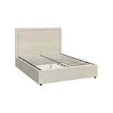 Oikiture Bed Frame Queen Size Gas Lift Base Storage ADI