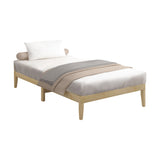 Oikiture Bed Frame King Single Pine Wood Bed Base