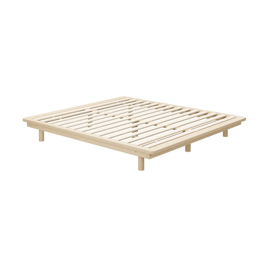 Oikiture Bed Frame King Size Wooden Bed Base Timber Platform
