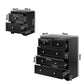 Oikiture 5 Chest of Drawers and 2 Bedside Tables Hamptons Furniture Set