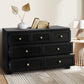 Oikiture 7 Chest of Drawers and 2 Bedside Tables Hamptons Furniture Set