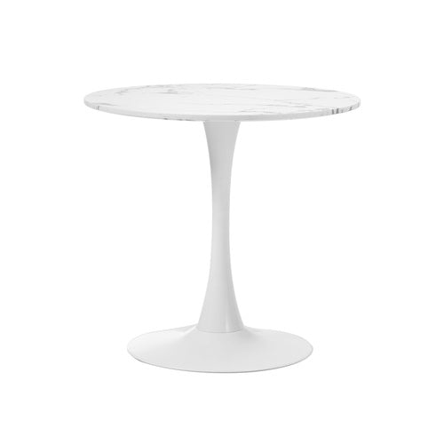 Oikiture 60cm Round Dining Table with 2PCS Dining Chairs Velvet Green