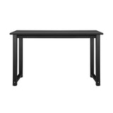 Oikiture Computer Desk Veneer Table Top 120cm Black