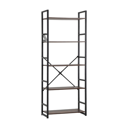 Oikiture Display Shelf 5-Tier Shelves Stand Rack 60CM