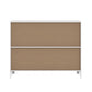 Oikiture Display Shelf Storage Stand Bookshelf White