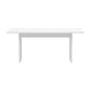 Oikiture 180cm Dining Table Rectangular Timber White