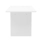 Oikiture 180cm Dining Table Rectangular Timber White