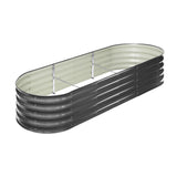 Livsip 4X Garden Bed Galvanised Raised Garden Bed 240X80X42CM