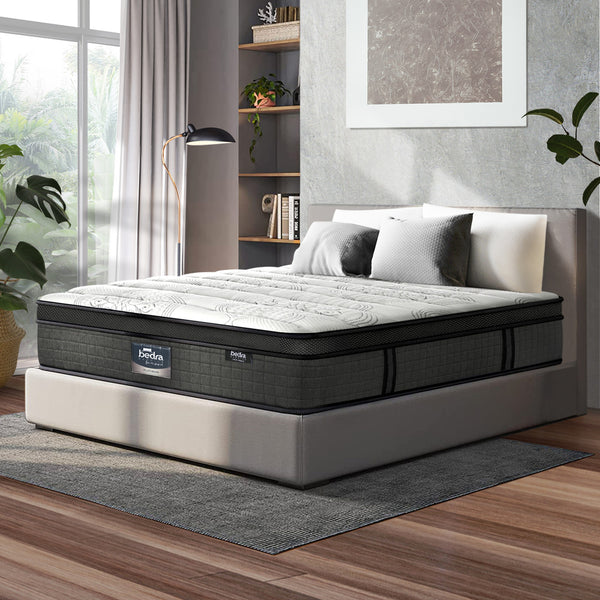 Latex Foam Double Mattress 9 Zone Pocket Spring 34cm – Mattress Mart