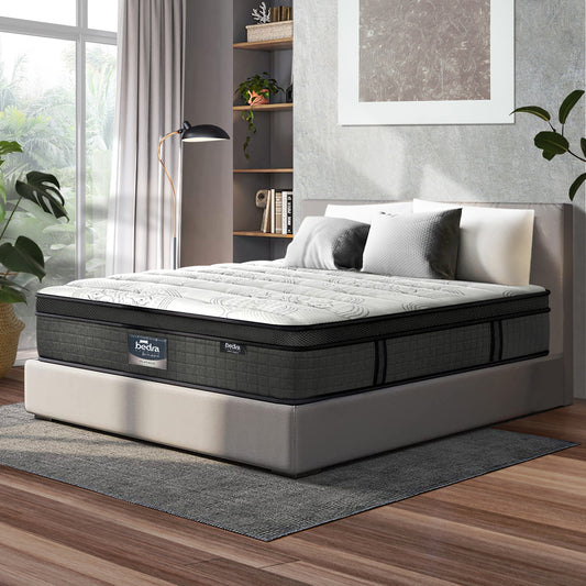 Latex Foam Double Mattress 9 Zone Pocket Spring 34cm