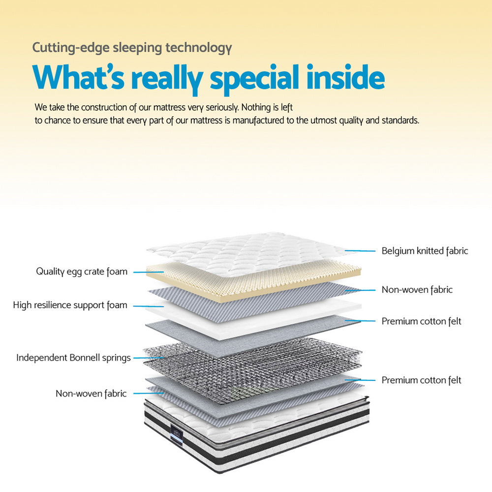 Giselle Bedding 21cm Mattress Pillow Top