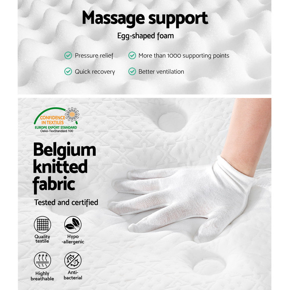 Giselle Bedding Mattress Euro Top 34cm