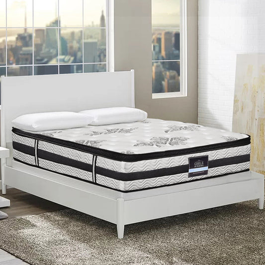 Giselle Bedding Mattress Euro Top Pocket Spring 34cm
