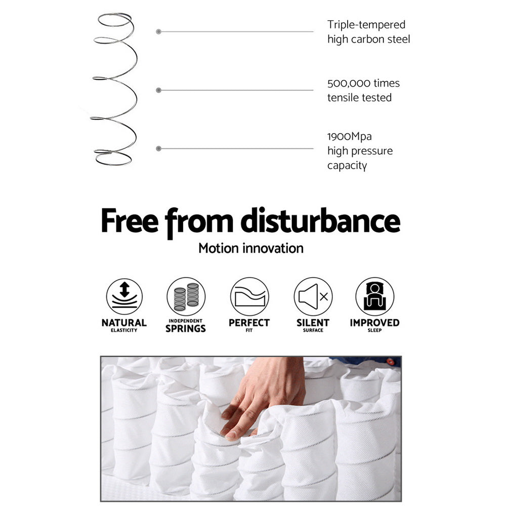 Giselle Bedding 34cm Mattress Cool Gel Memory Foam 7 Zone
