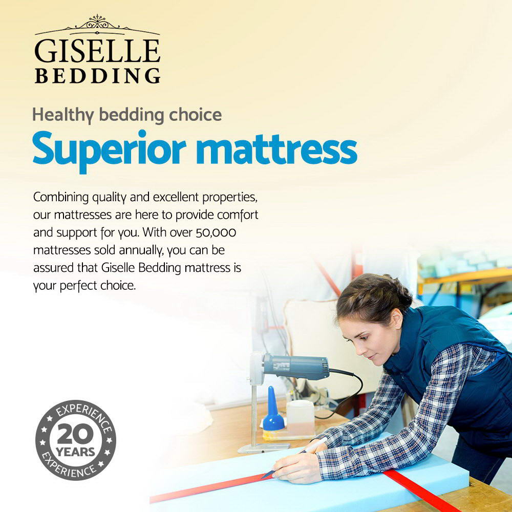 Giselle Bedding Mattress Bamboo Cover 34cm