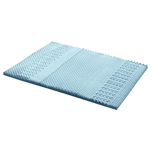 Giselle Bedding Memory Foam Mattress Topper 7-Zone 5cm