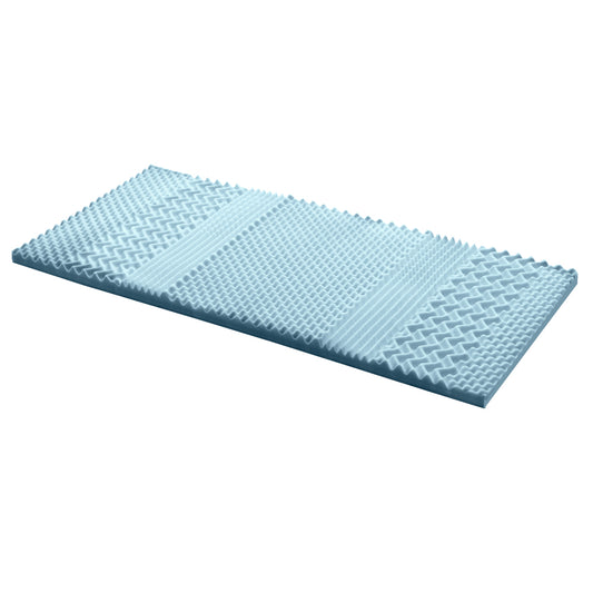 Giselle Bedding Memory Foam Mattress Topper 7-Zone 5cm