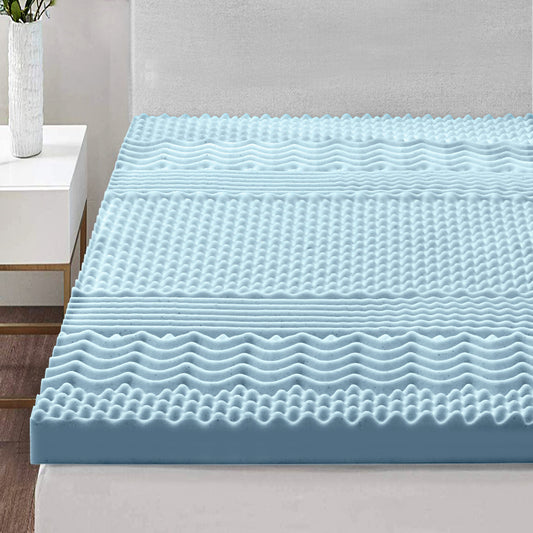 Giselle Bedding Memory Foam Mattress Topper 7-Zone 8cm