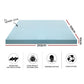 Giselle Bedding Memory Foam Mattress Topper Cool Gel Bed Mat Bamboo 10cm