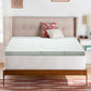 Giselle Bedding Memory Foam Mattress Topper Cool Gel Bed Mat Bamboo 10cm