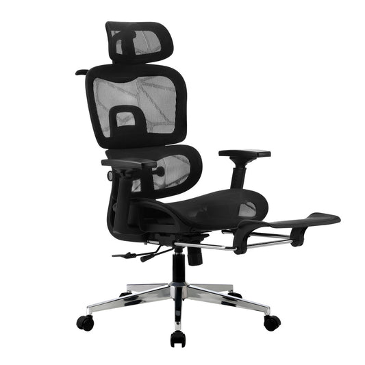 Oikiture Ergonomic Office Chair Mesh Executive Seat Black