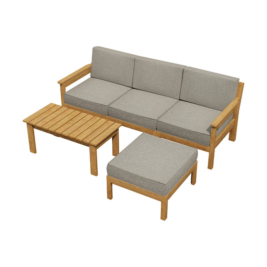 Livsip 5PCS Outdoor Furniture Sofa Set Lounge Setting