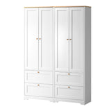 Oikiture 2x Buffet Sideboard Storage Cabinet Cupboard Hallway Wardrobe