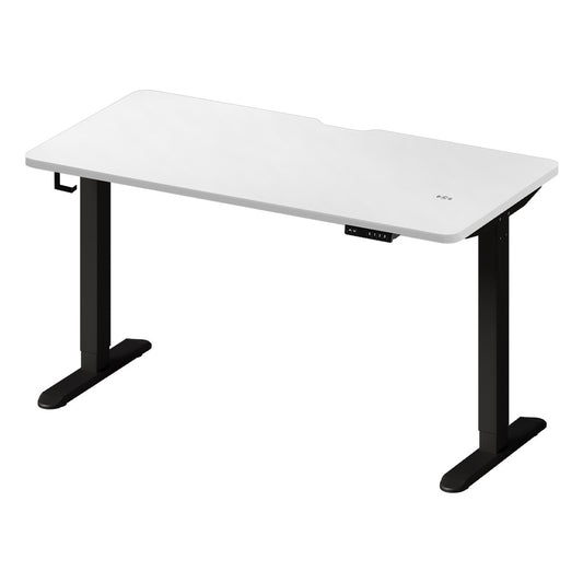 Oikiture Standing Desk Wireless Charging Single Motor 140CM Black&White