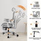 Oikiture Office Desk and Chair Set Mesh Ergonomic Chair Sit-stand Desk GY&WH